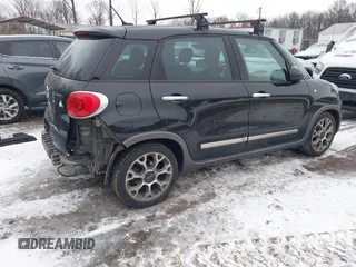 2014 FIAT 500L Trekking with VIN ZFBCFADHXEZ007139, listed as a IAAI auction lot 41359433 with 65,386 mi miles and . Bid and sale history available at DreamBid. Image 4.
