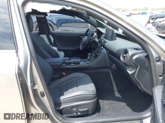 2023 Lexus IS 350 F Sport with VIN JTHGZ1B29P5068608, listed as a IAAI auction lot 42467225 with 17,266 mi miles and . Bid and sale history available at DreamBid. Image 5.