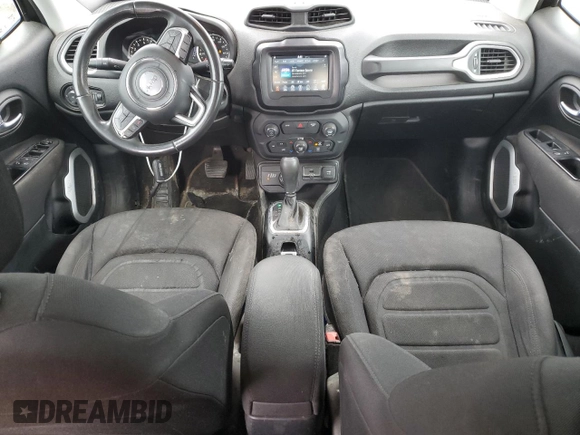 2018 Jeep Renegade Latitude with VIN ZACCJBBB2JPJ11789, listed as a Copart auction lot 61667685 with 113,311 mi miles and Salvage title. Bid and sale history available at DreamBid. Image 8.