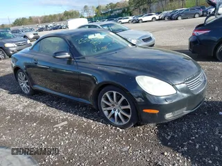 2002 Lexus SC with VIN JTHFN48Y220015436, listed as a IAAI auction lot 42142448 with Not Provided miles. Bid and sale history available at carsss.com. Image 1.