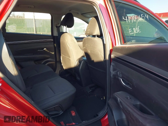 2022 Hyundai Tucson SEL with VIN 5NMJBCAE2NH131089, listed as a IAAI auction lot 41705654 with 14,362 mi miles. Bid and sale history available at carsss.com. Image 8.