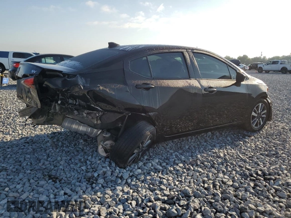 2023 Nissan Versa SV with VIN 3N1CN8EVXPL859338, listed as a Copart auction lot 57597045 with 35,839 mi miles and Non repairable. Bid and sale history available at DreamBid. Image 3.