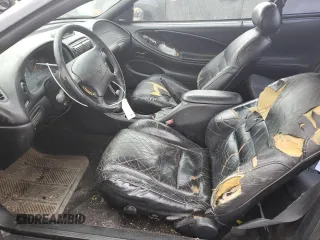 1995 Ford Mustang GT with VIN 1FALP42T6SF280181, listed as a Copart auction lot 43756215 with 57,522 mi miles and Salvage title. Bid and sale history available at DreamBid. Image 7.
