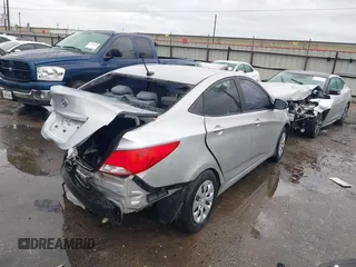 2017 Hyundai Accent SE with VIN KMHCT4AE3HU310052, listed as a IAAI auction lot 41546087 with 129,732 mi miles. Bid and sale history available at carsss.com. Image 4.