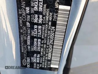 2022 Hyundai Ioniq 5 SEL с VIN KM8KNDAF2NU050124, выставлен на аукционе Copart как лот 51532145 с пробегом 20 060 миль миль и Списание • Salvage title. История ставок и продаж доступна на DreamBid. Изображение 14.