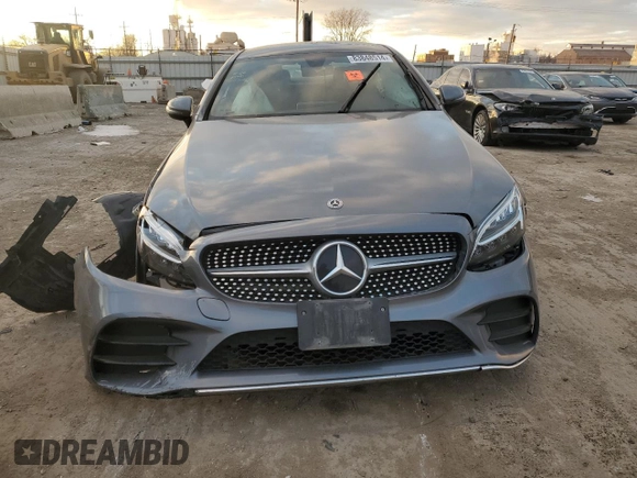 2019 Mercedes-Benz C 300 with VIN WDDWJ8EB4KF829336, listed as a Copart auction lot 83848514 with Not Provided miles and Salvage Title. Bid and sale history available at DreamBid. Image 5.