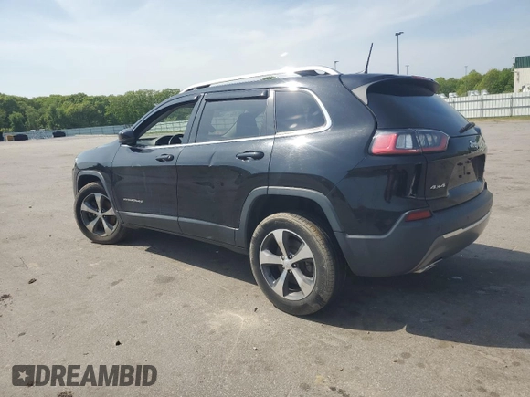 2019 Jeep Cherokee Limited with VIN 1C4PJMDX0KD307268, listed as a Copart auction lot 55044554 with 47,277 mi miles and Salvage Title. Bid and sale history available at carsss.com. Image 2.