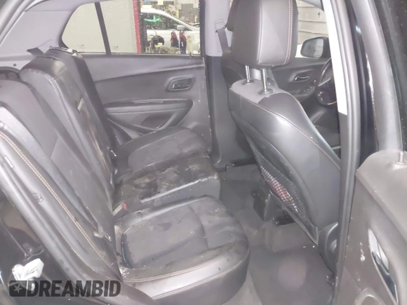 2018 Chevrolet Trax LT with VIN 3GNCJPSB6JL223575, listed as a IAAI auction lot 41986668 with 108,190 mi miles and . Bid and sale history available at carsss.com. Image 8.