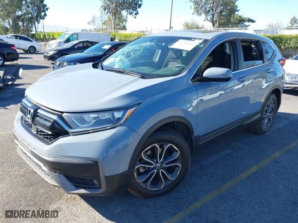 2022 Honda CR-V EX with VIN 5J6RW1H5XNA003897, listed as a IAAI auction lot 40785567 with 1 mi miles. Bid and sale history available at carsss.com. Image 16.