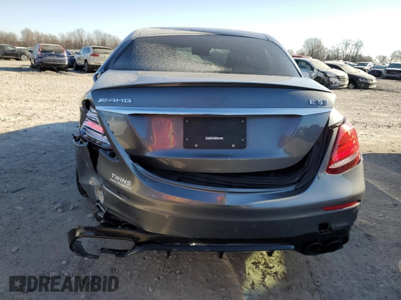 2020 Mercedes-Benz E AMG E 53 with VIN WDDZF6BB3LA734062, listed as a Copart auction lot 83616034 with 26,025 mi miles and Salvage Title. Bid and sale history available at carsss.com. Image 6.