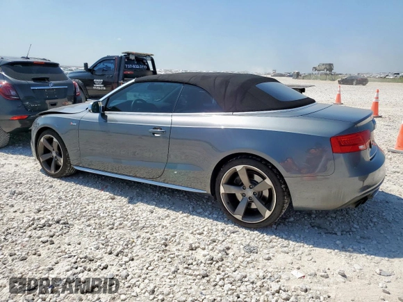 2014 Audi S5 Premium Plus z VIN WAUCGAFH4EN011327, wystawiony jako Copart lot #57396105 z przebiegiem 69 048 mil mil oraz Szkoda całkowita • Salvage title. Historia ofert i sprzedaży dostępna na DreamBid. Obrazek 2.