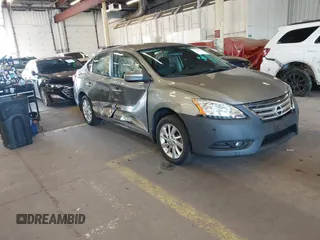 2014 Nissan Sentra SV with VIN 3N1AB7AP6EY328946, listed as a IAAI auction lot 42442761 with 105,507 mi miles and . Bid and sale history available at DreamBid. Image 1.