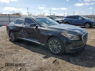 2015 Hyundai Genesis 3.8L with VIN KMHGN4JE7FU084770, listed as a Copart auction lot 50250765 with Not Provided miles and Salvage Title. Bid and sale history available at DreamBid. Image 4.