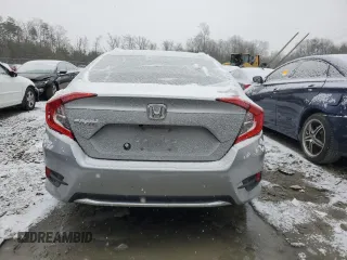 2020 Honda Civic Sedan LX with VIN 2HGFC2F63LH557530, listed as a Copart auction lot 46026685 with 47,272 mi miles and Salvage Title. Bid and sale history available at carsss.com. Image 6.