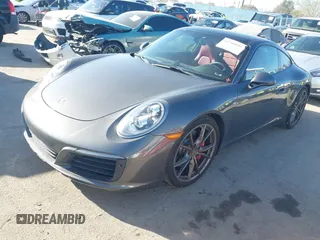2019 Porsche 911 Carrera S with VIN WP0AB2A90KS114837, listed as a IAAI auction lot 41709937 with 50,248 mi miles. Bid and sale history available at carsss.com. Image 2.