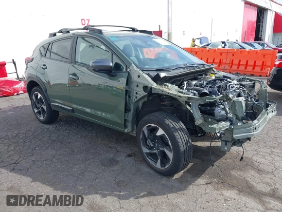 2024 Subaru Crosstrek Limited with VIN 4S4GUHM6XR3800649, listed as a IAAI auction lot 41891598 with 11,034 mi miles. Bid and sale history available at carsss.com. Image 1.