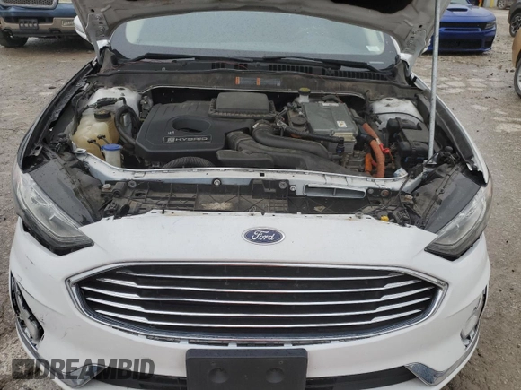 2019 Ford Fusion Titanium with VIN 3FA6P0RU5KR179916, listed as a Copart auction lot 58552525 with 110,035 mi miles and Clean title. Bid and sale history available at DreamBid. Image 11.