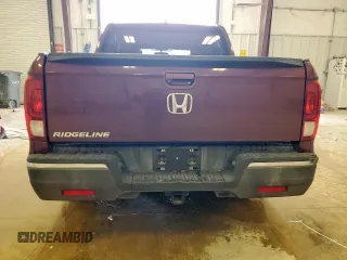 2017 Honda Ridgeline RTL with VIN 5FPYK2F51HB003649, listed as a Copart auction lot 61043865 with 75,453 mi miles and Clean title. Bid and sale history available at DreamBid. Image 6.