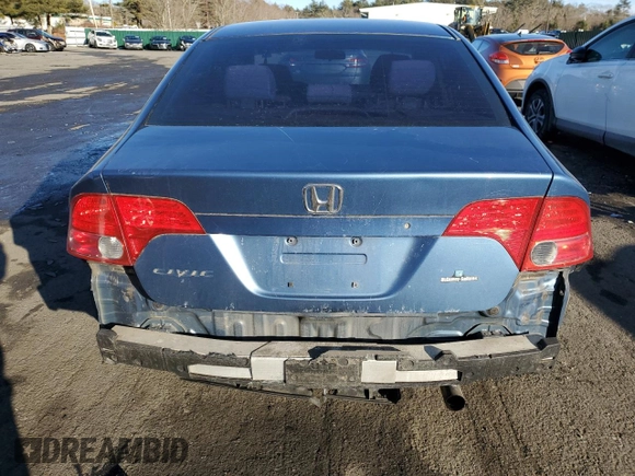 2006 Honda Civic LX z VIN 1HGFA16556L058534, wystawiony jako Copart lot #44396645 z przebiegiem 233 181 mil mil oraz Szkoda całkowita • Salvage title. Historia ofert i sprzedaży dostępna na DreamBid. Obrazek 6.