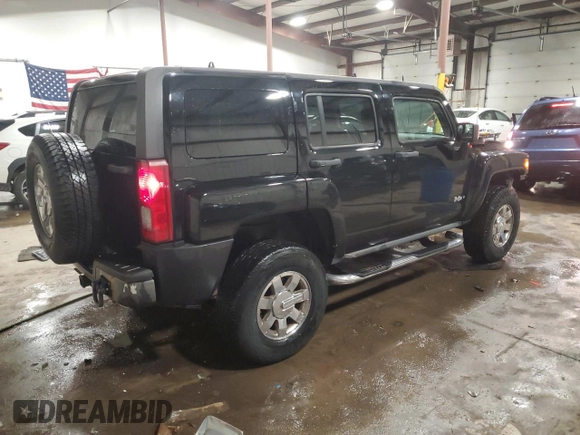 2006 Hummer H3 with VIN 5GTDN136368195362, listed as a Copart auction lot 42820955 with 256,656 mi miles and Salvage Title. Bid and sale history available at DreamBid. Image 3.