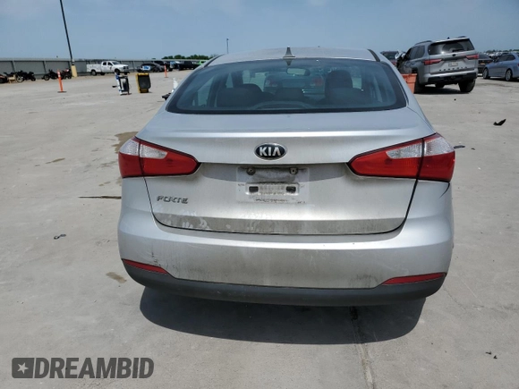 2016 Kia Forte LX with VIN KNAFK4A64G5493352, listed as a Copart auction lot 52154635 with 163,285 mi miles and Salvage Title. Bid and sale history available at carsss.com. Image 6.