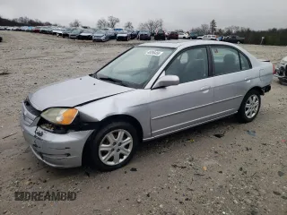 2003 Honda Civic EX with VIN 1HGES26793L036175, listed as a Copart auction lot 49296455 with 81,686 mi miles and Clean Title. Bid and sale history available at carsss.com. Image 1.