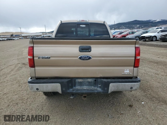2012 Ford F-150 XL with VIN 1FTFW1EF5CFA30821, listed as a Copart auction lot 47617535 with 185,605 mi miles and Salvage title. Bid and sale history available at DreamBid. Image 6.