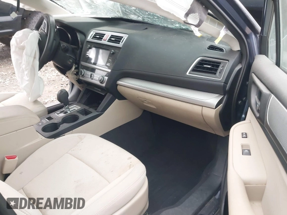 2017 Subaru Legacy Premium with VIN 4S3BNAC63H3015702, listed as a IAAI auction lot 41718005 with 48,392 mi miles and . Bid and sale history available at DreamBid. Image 5.