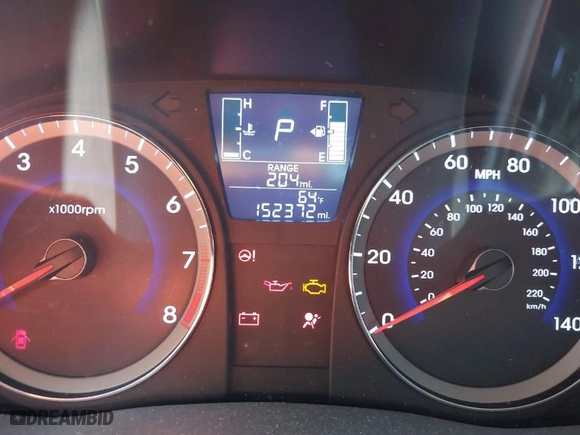 2016 Hyundai Accent SE with VIN KMHCT4AE9GU949616, listed as a IAAI auction lot 41978108 with 152,372 mi miles. Bid and sale history available at carsss.com. Image 7.