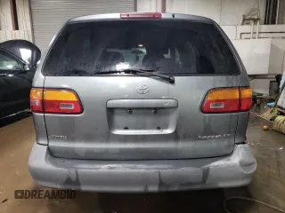 2000 Toyota Sienna CE with VIN 4T3GF19C5YU198002, listed as a Copart auction lot 44266795 with 180,178 mi miles and Salvage Title. Bid and sale history available at carsss.com. Image 6.