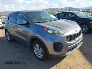2017 Kia Sportage LX with VIN KNDPM3AC9H7108276, listed as a IAAI auction lot 41924350 with 101,609 mi miles. Bid and sale history available at carsss.com. Image 1.