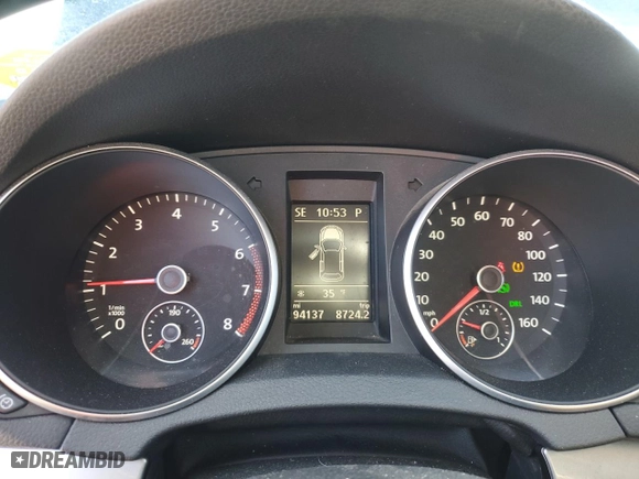 2013 Volkswagen Golf w/Conv & Sunroof with VIN WVWBB7AJ2DW006713, listed as a Copart auction lot 43227565 with 94,137 mi miles and Clean Title. Bid and sale history available at carsss.com. Image 9.