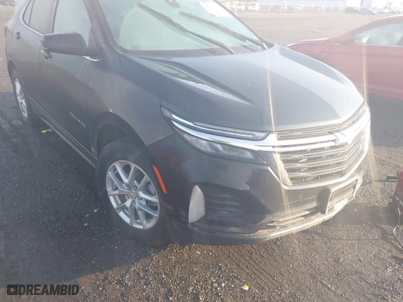 2022 Chevrolet Equinox LT with VIN 3GNAXUEV8NL221293, listed as a IAAI auction lot 41431585 with 1 mi miles. Bid and sale history available at carsss.com. Image 6.