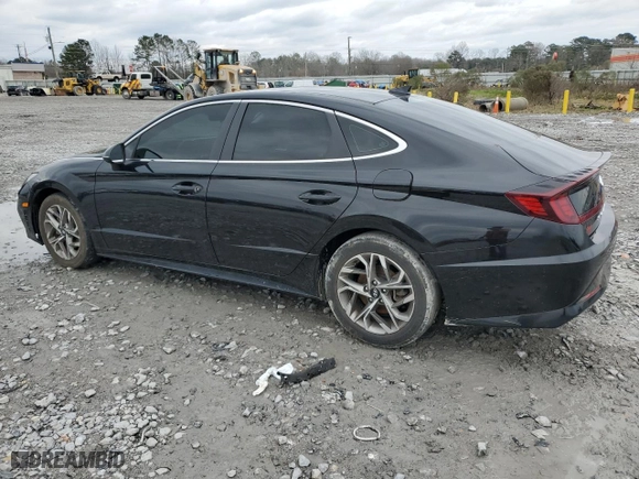 2021 Hyundai Sonata SEL with VIN KMHL64JA1MA143982, listed as a Copart auction lot 45816925 with 74,616 mi miles and Salvage Title. Bid and sale history available at carsss.com. Image 2.