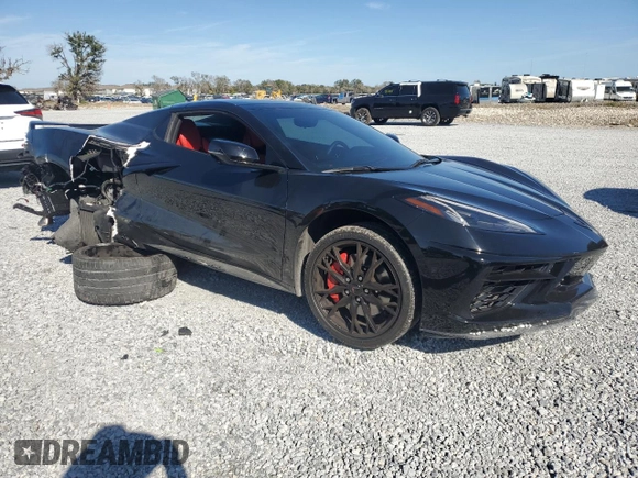 2023 Chevrolet Corvette 2LT with VIN 1G1YB3D43P5118139, listed as a Copart auction lot 84228534 with 0 mi miles and Salvage Title. Bid and sale history available at carsss.com. Image 4.