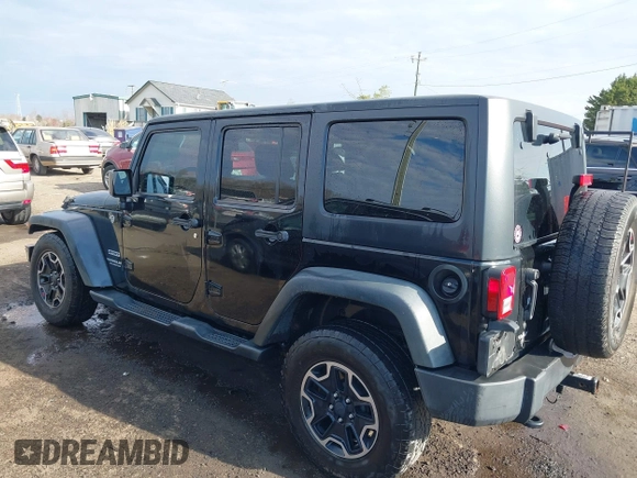2013 Jeep Wrangler Unlimited Freedom z VIN 1C4BJWDG8DL648870, wystawiony jako IAAI lot #41909372 z przebiegiem 184 203 mil mil oraz . Historia ofert i sprzedaży dostępna na DreamBid. Obrazek 3.