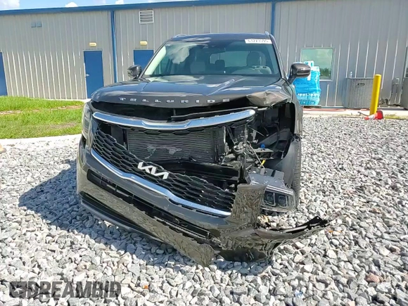 2022 Kia Telluride EX with VIN 5XYP34HC8NG324908, listed as a Copart auction lot 61273595 with 46,205 mi miles and Salvage title. Bid and sale history available at DreamBid. Image 14.