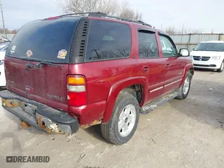 2002 Chevrolet Tahoe LT with VIN 1GNEK13Z42J169278, listed as a IAAI auction lot 41743076 with 227,870 mi miles. Bid and sale history available at carsss.com. Image 4.