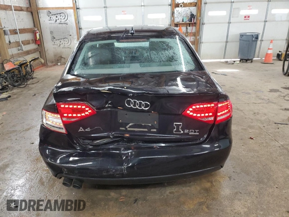 2011 Audi A4 2.0T Premium Plus with VIN WAUFFAFL4BN053318, listed as a Copart auction lot 46365645 with 176,679 mi miles and Salvage Title. Bid and sale history available at carsss.com. Image 6.