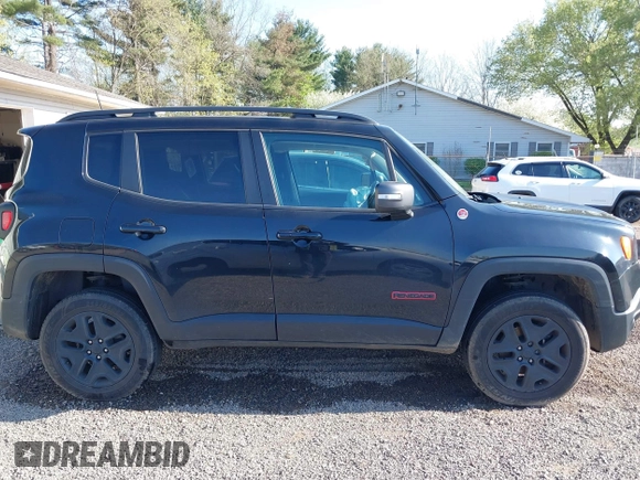 2018 Jeep Renegade Trailhawk with VIN ZACCJBCB7JPH63647, listed as a IAAI auction lot 42103197 with 106,383 mi miles and . Bid and sale history available at DreamBid. Image 12.
