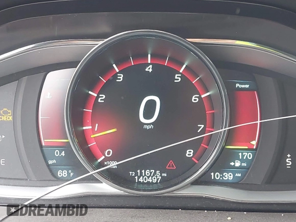2014 Volvo S60 T5 with VIN YV1612FS0E1291364, listed as a IAAI auction lot 42130425 with 140,497 mi miles. Bid and sale history available at carsss.com. Image 7.
