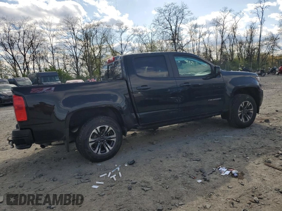2022 Chevrolet Colorado 4WD Z71 with VIN 1GCGTDENXN1137241, listed as a Copart auction lot 53559815 with 70,622 mi miles and Salvage title. Bid and sale history available at DreamBid. Image 3.