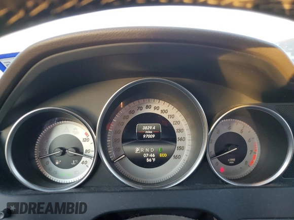 2014 Mercedes-Benz C 350 Sport with VIN WDDGF5HB8EA900524, listed as a Copart auction lot 86628974 with 97,009 mi miles and Salvage Title. Bid and sale history available at DreamBid. Image 9.