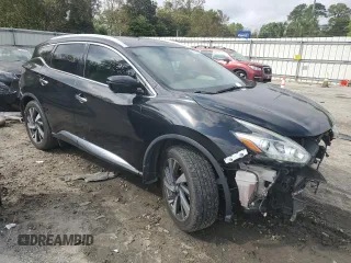 2017 Nissan Murano SL z VIN 5N1AZ2MG4HN185967, wystawiony jako Copart lot #51345485 z przebiegiem 72 081 mil mil oraz Szkoda całkowita • Salvage title. Historia ofert i sprzedaży dostępna na DreamBid. Obrazek 4.