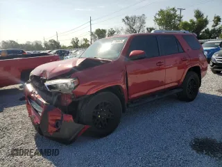 2018 Toyota 4Runner SR5 with VIN JTEZU5JR4J5190469, listed as a Copart auction lot 57065525 with 102,908 mi miles and Salvage title. Bid and sale history available at DreamBid. Image 1.