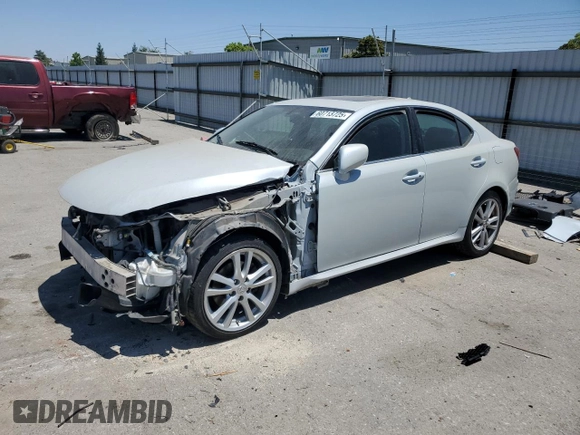 2007 Lexus IS 250 with VIN JTHBK262872031453, listed as a Copart auction lot 60713725 with 117,672 mi miles and Salvage title. Bid and sale history available at DreamBid. Image 1.