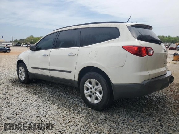 2012 Chevrolet Traverse LS with VIN 1GNKRFED9CJ306892, listed as a Copart auction lot 52736675 with 359,124 mi miles and Clean Title. Bid and sale history available at DreamBid. Image 2.