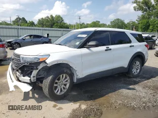 2020 Ford Explorer with VIN 1FMSK7BH9LGC22137, listed as a Copart auction lot 54984715 with 45,300 mi miles and Salvage title. Bid and sale history available at DreamBid. Image 1.