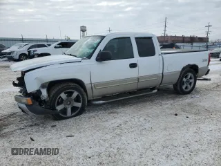 2005 Chevrolet Silverado 1500 LS with VIN 1GCEC19V35Z165481, listed as a Copart auction lot 88786845 with 137,286 mi miles and Salvage Title. Bid and sale history available at DreamBid. Image 1.