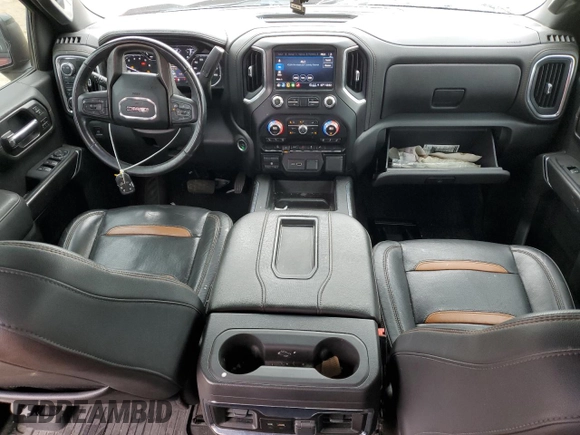 2021 GMC Sierra 1500 AT4 with VIN 3GTU9EET4MG461596, listed as a Copart auction lot 87712205 with 61,706 mi miles and Salvage Title. Bid and sale history available at carsss.com. Image 8.